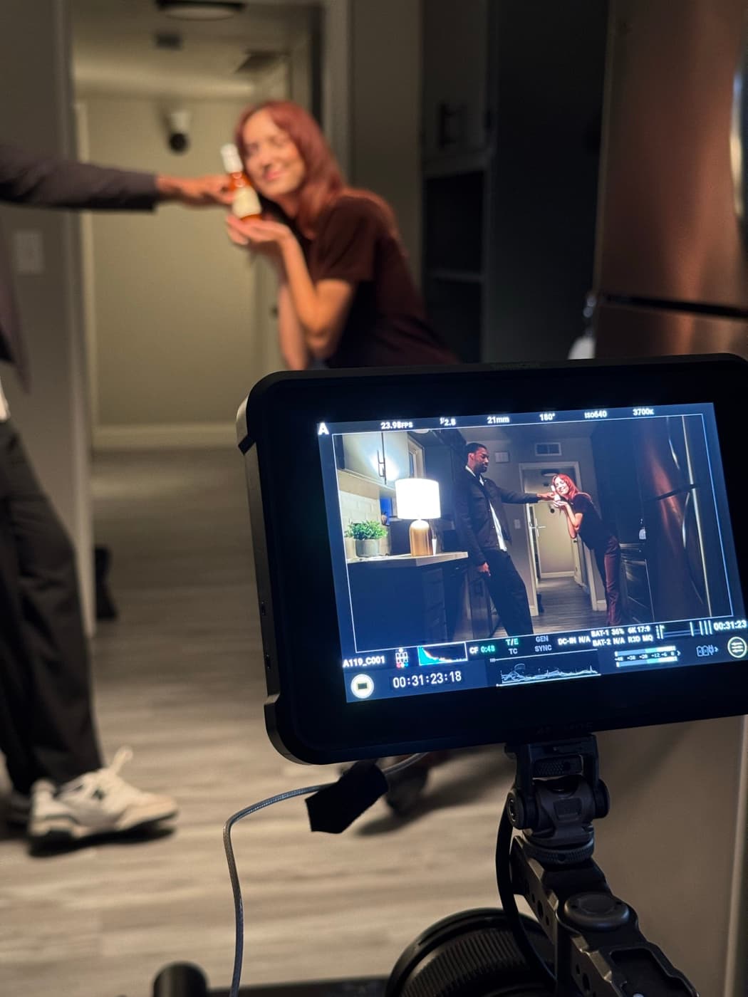 Kitchen shoot, behind the scenes